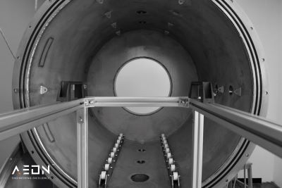 AEON Large Thermal Vacuum Chamber with door open 